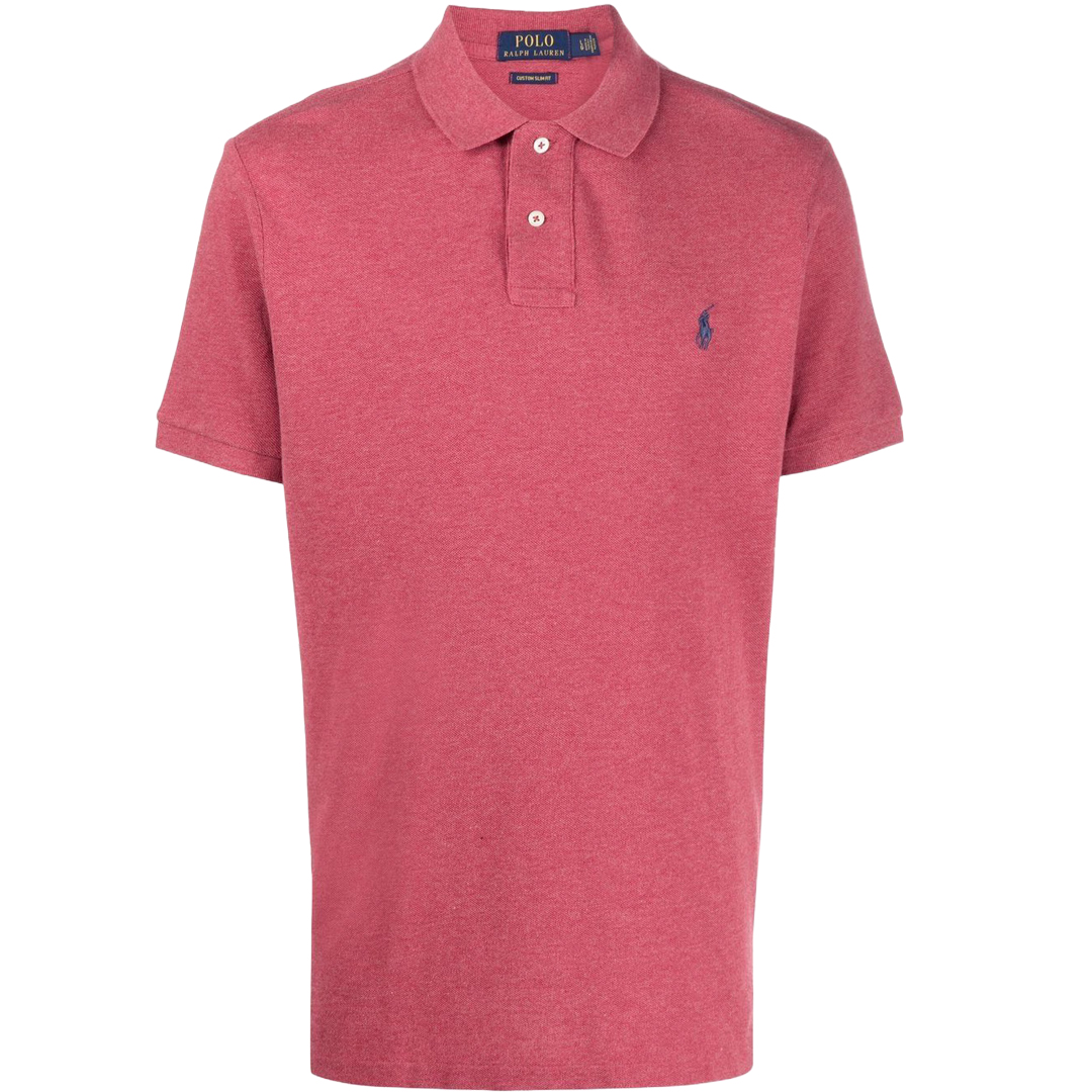 REMERA C/POLO CAB.-VENETIAN RED HEATHER/C7976