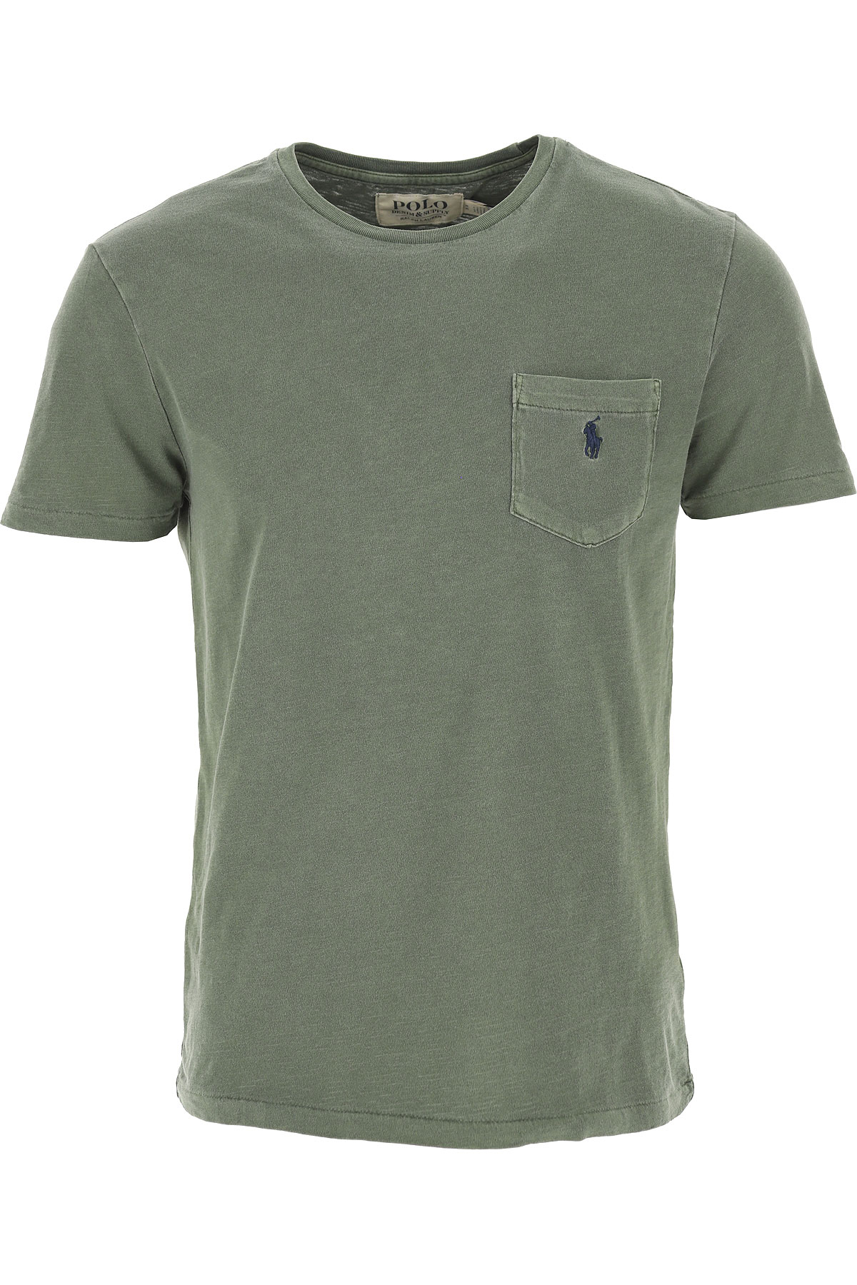 T-SHIRT C/R C/BOL-ARMY OLIVE