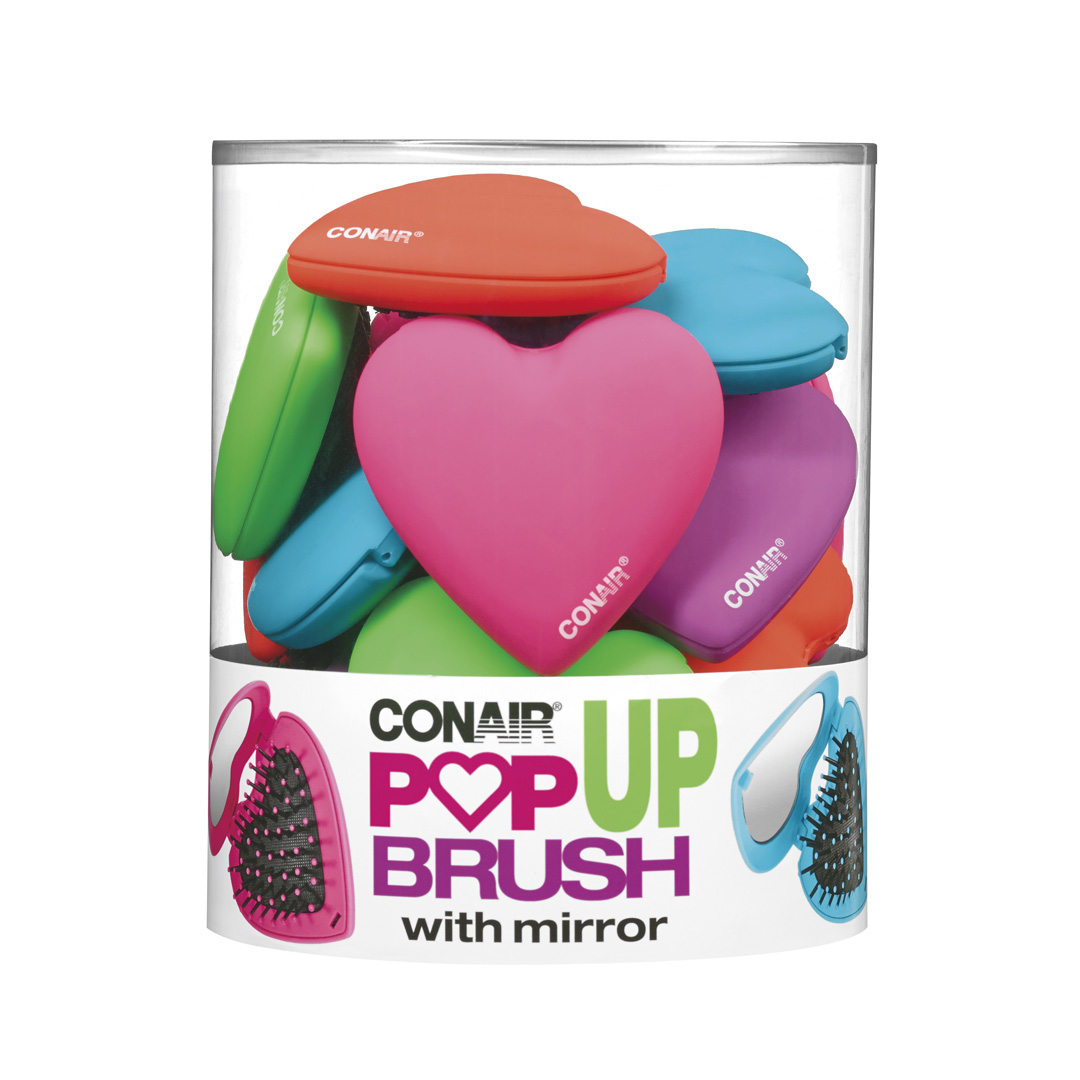 JUEGO DE CEPILLOS HEART POP UP BRUSH
