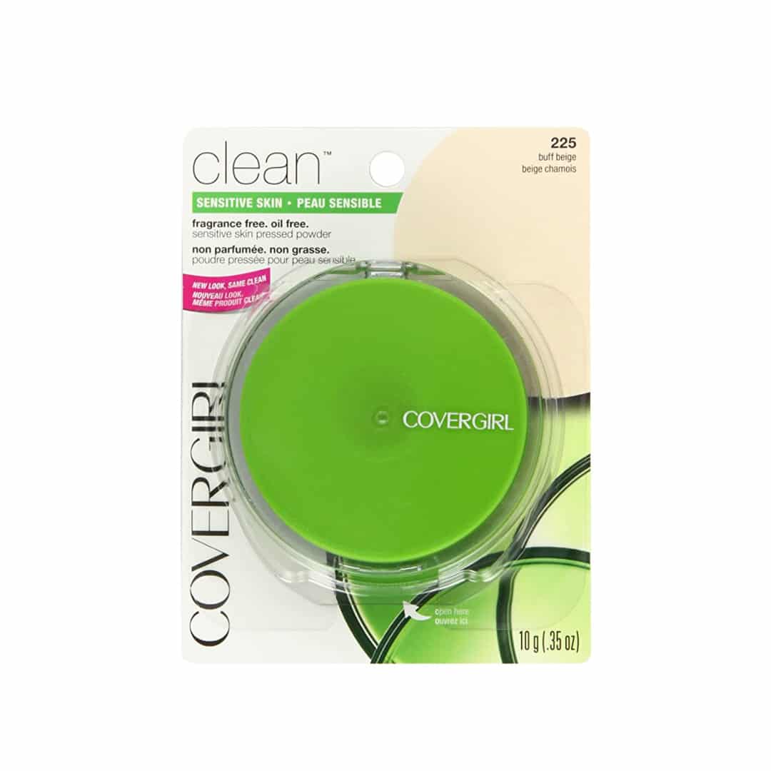 CLEAN SENSITIVE SKIN PRESSED POWDER, BUFF BEIGE