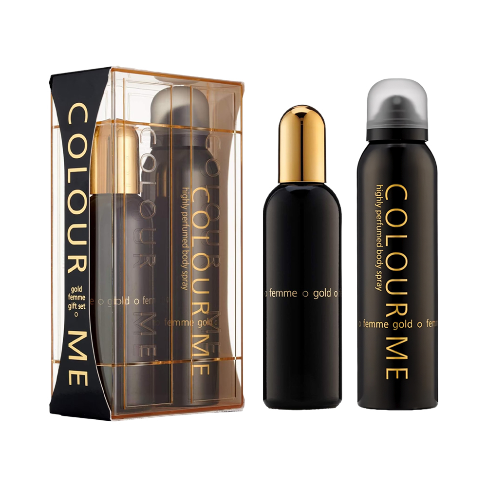 FEMME GOLD CASKET FRAGRANCE EDP 100ML/ BODY SPRAY 150ML