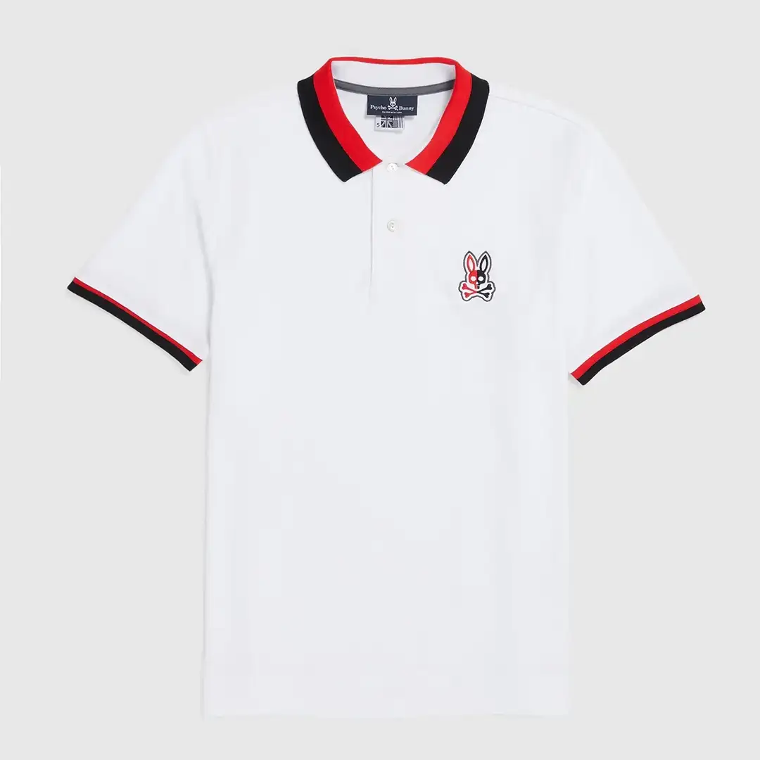 REMERA C/POLO CABALLERO-WHITE