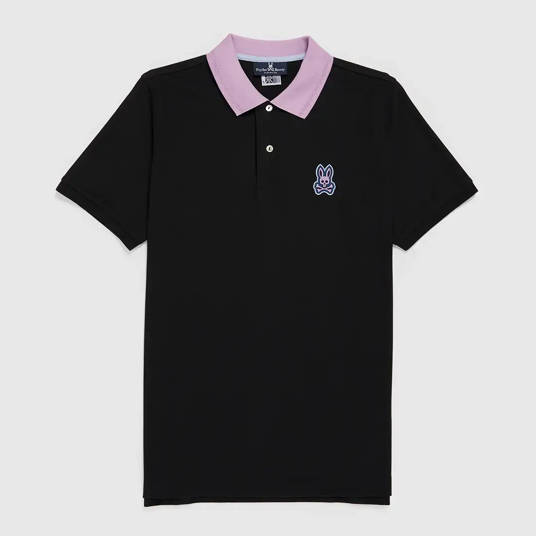 REMERA C/POLO CABALLERO-BLACK