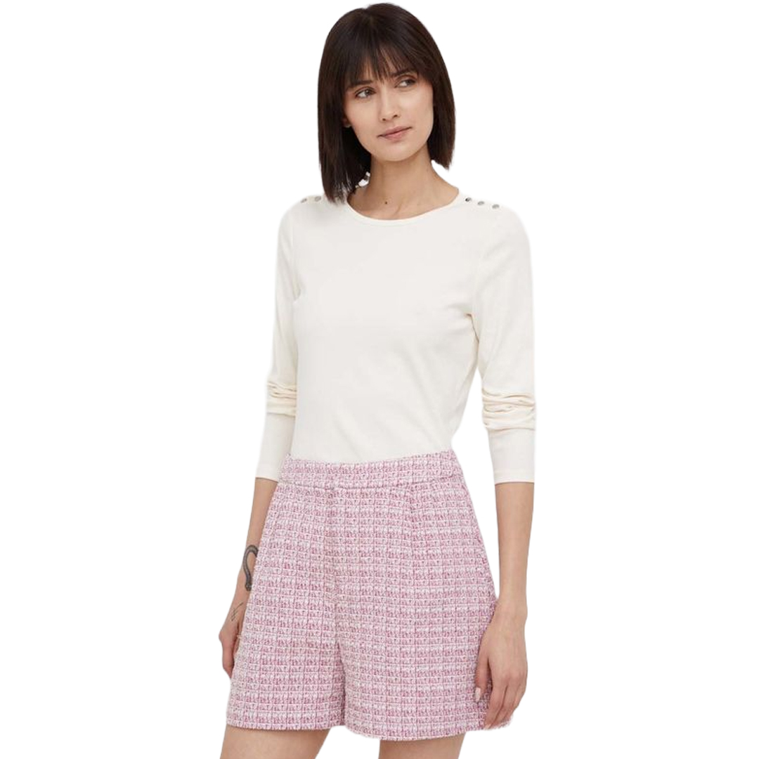 T-SHIRT DAMA-MASCARPONE CREAM