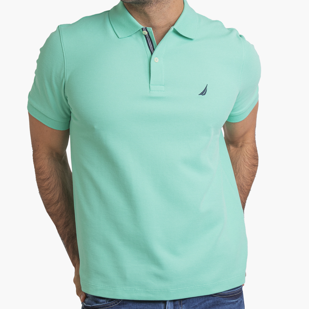 REMERA C/POLO CAB.-MINT SPRIG