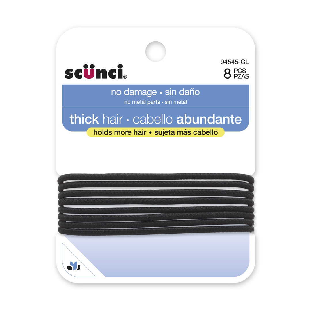 ELÁSTICOS GRANDES NO/DAÑO COLORES NEGROS