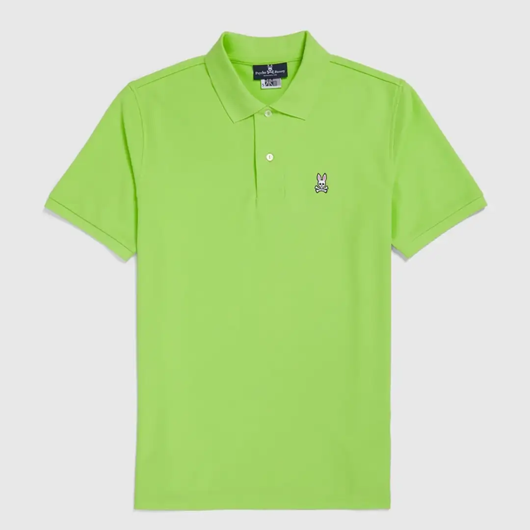 REMERA C/POLO CABALLERO-LIME