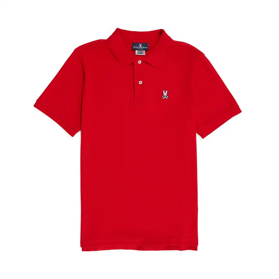 REMERA C/POLO CABALLERO-RED SPICE
