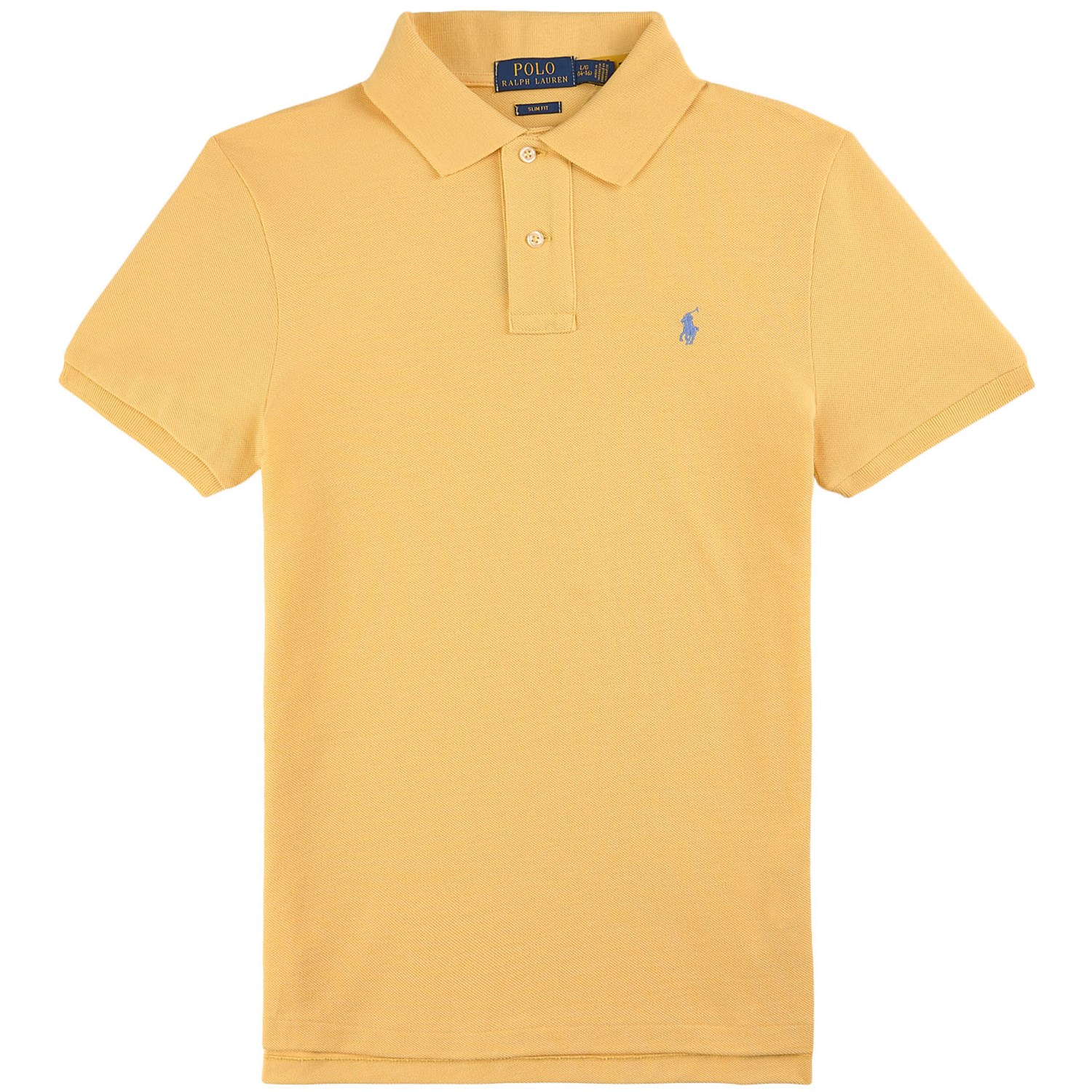 REMERA C/POLO BOYS-EMPIRE YELLOW/1390
