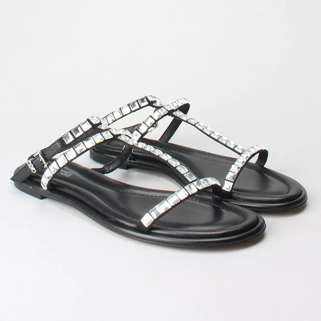 CALZ. DAMA -CELIA FLAT SANDAL-BLACK