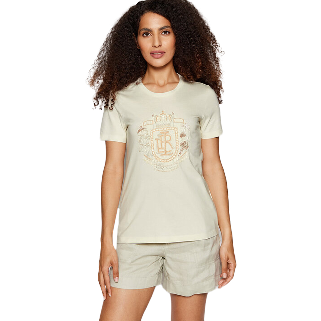 T-SHIRT DAMA-MASCARPONE CREAM