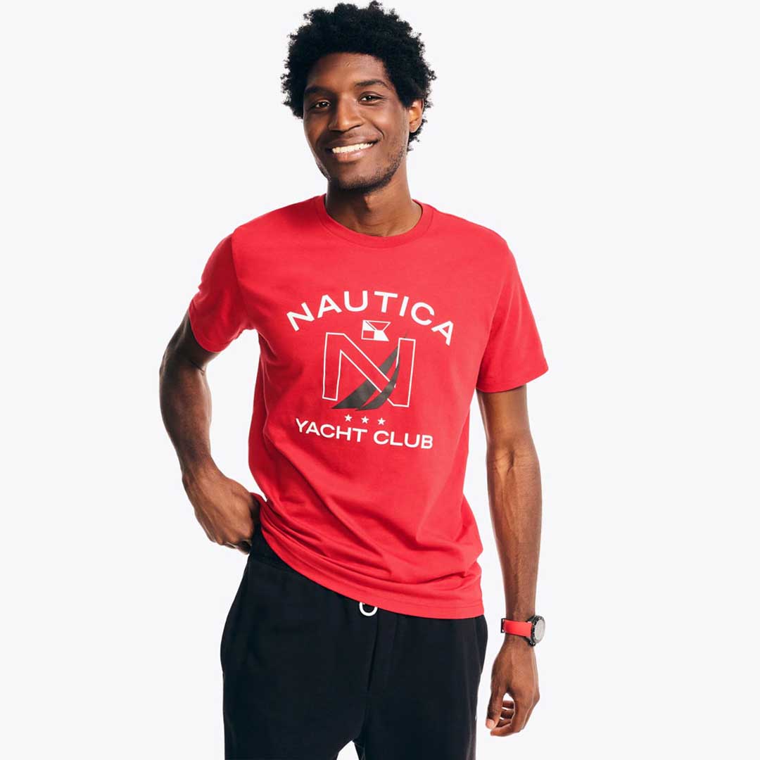 T-SHIRT FASHION CAB. NAUTICA RED