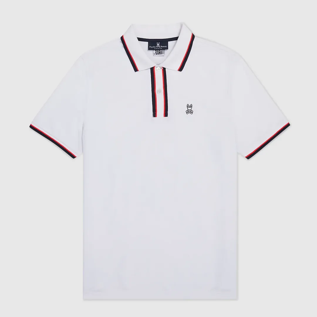 REMERA C/POLO CABALLERO-WHITE
