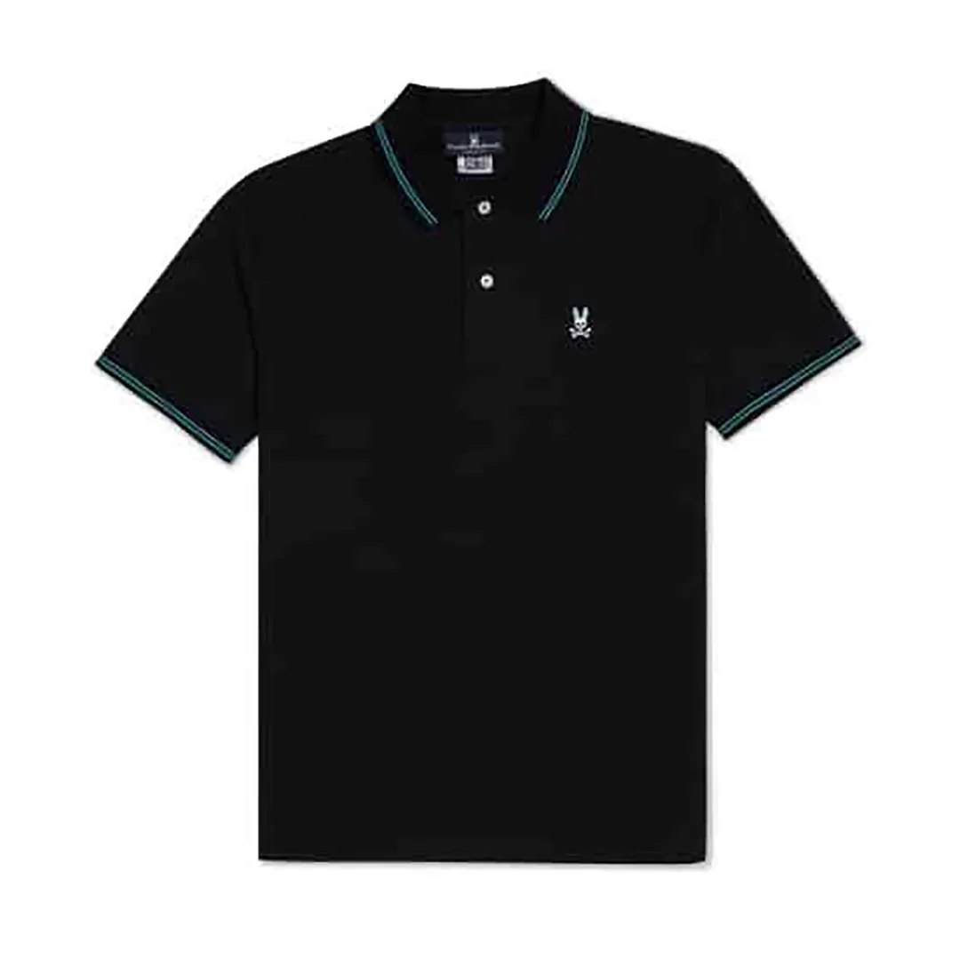 REMERA C/POLO CABALLERO-BLACK-4 - 4
