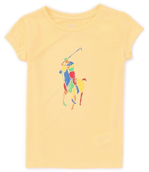 T-SHIRTS C/R GIRLS -BEACH YELLOW