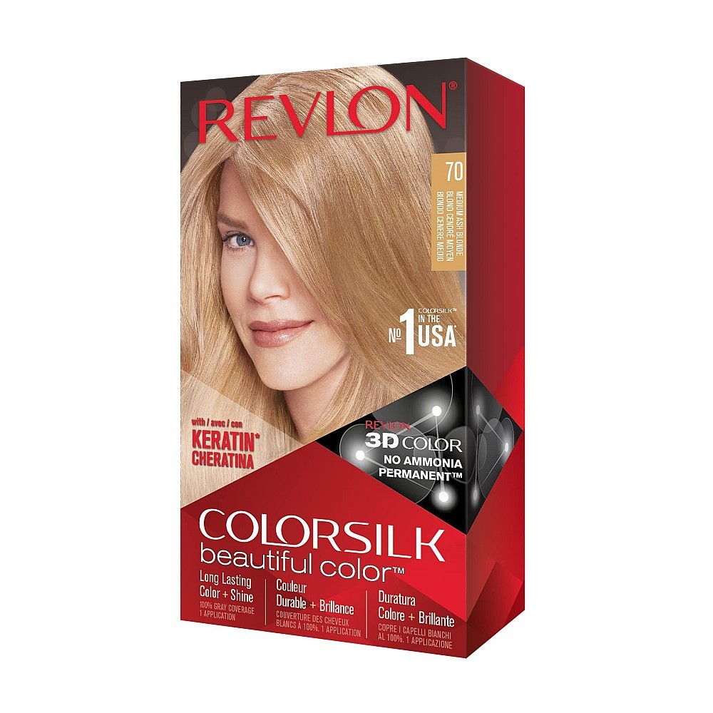 HAIR COLORSILK MEDIUM ASH BLONDE