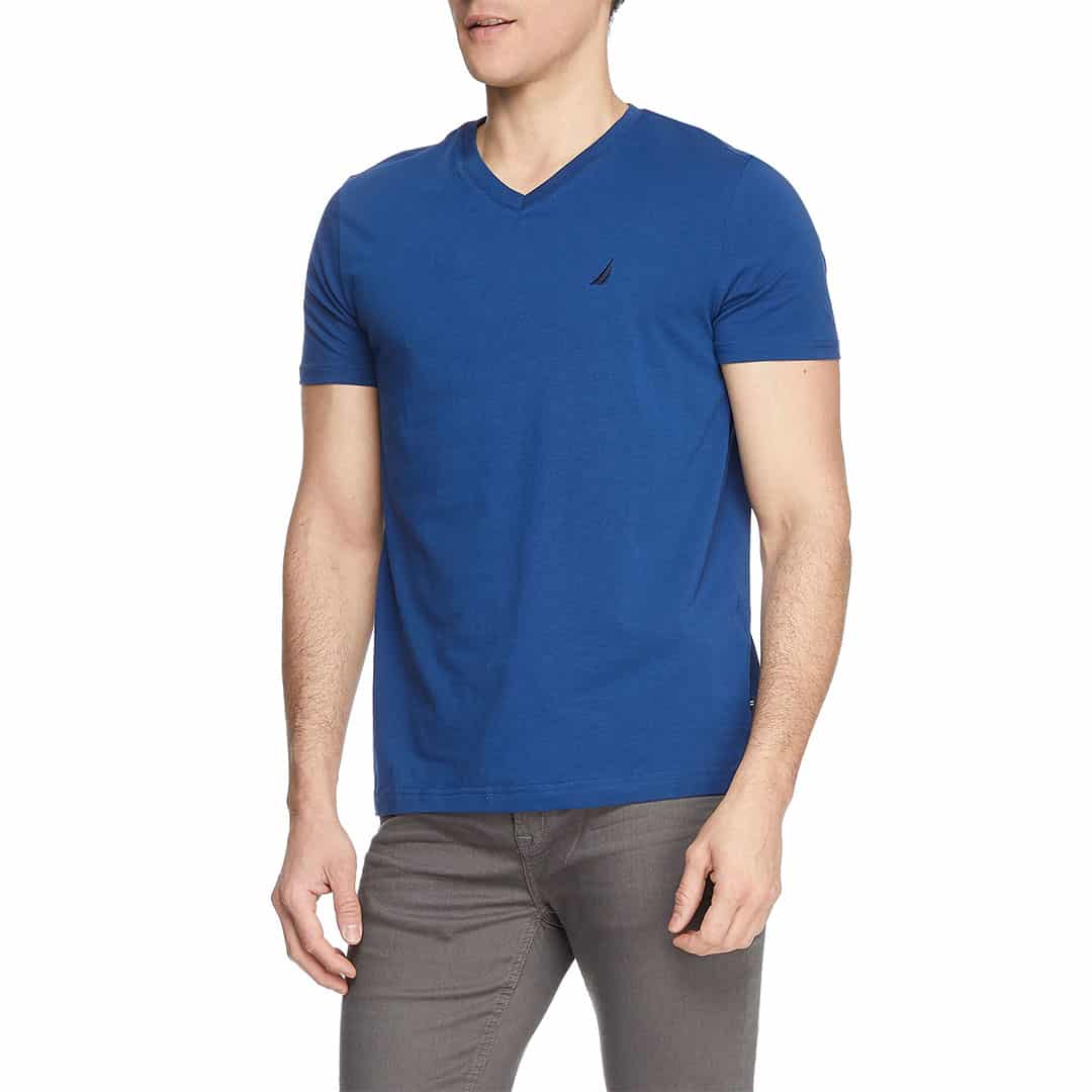 REMERAS MANGAS CORTAS HOMBRE AZUL