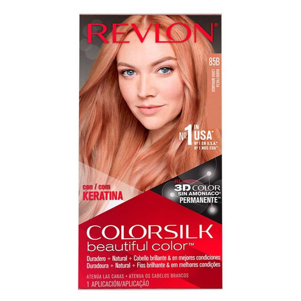 HAIR COLORSILK STRAWBERRY BLONDE - 7 R /85b