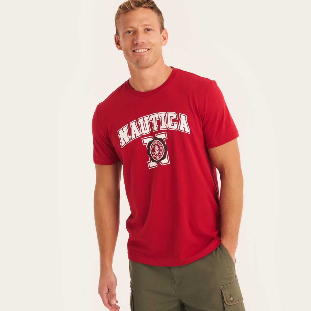 T-SHIRT FASHION CAB. NAUTICA RED