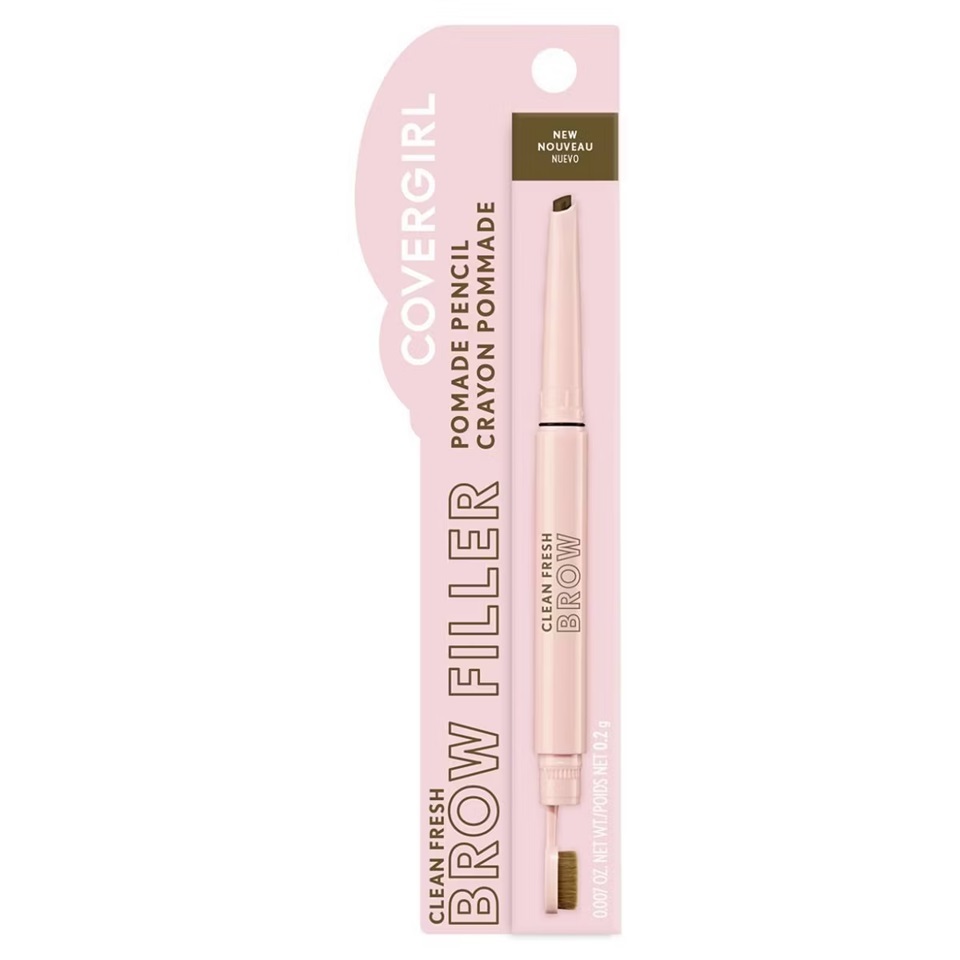 CLEAN FRESH BROW FILLER POMADE PENCIL, MEDIUM BROWN