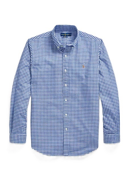 CAMISA CAB. M/L-BLUE/WHITE GINGHAM