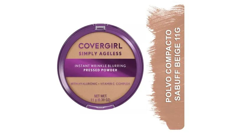 SIMPLY AGELESS PRESSED POWDER, BUFF BEIGE