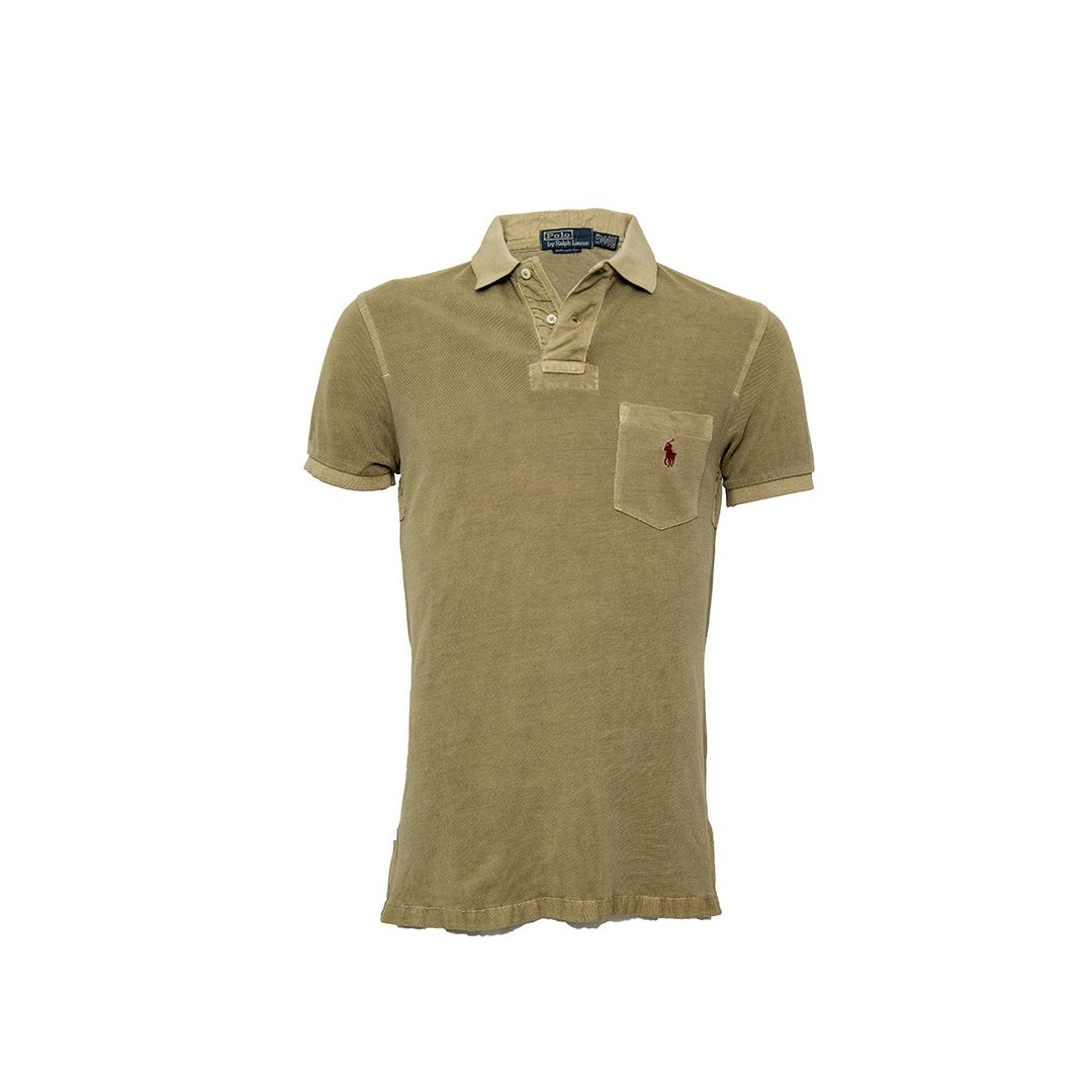REMERA CUELLO POLO C/BOLSILLO TOSTADO