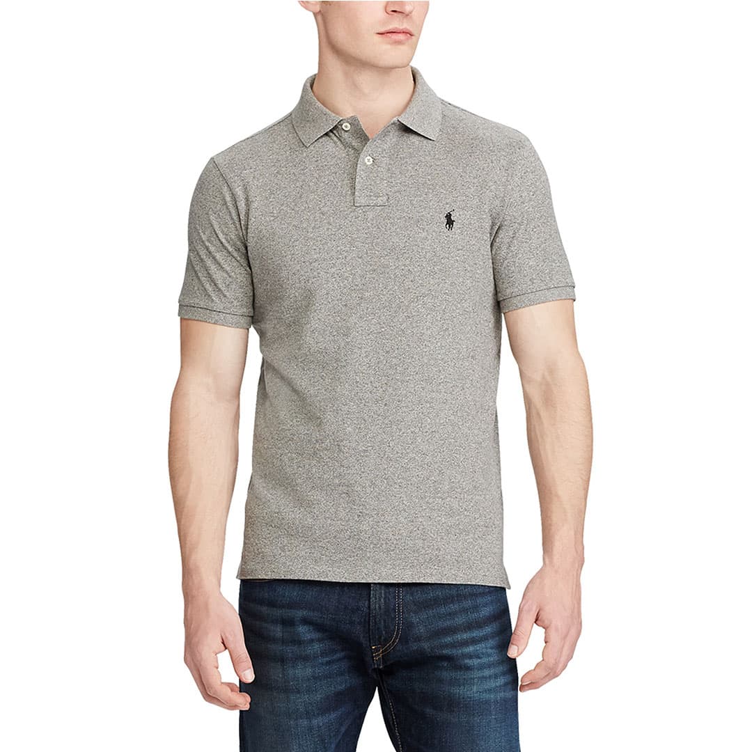REMERA C/POLO-CANTERBURY HEATHER