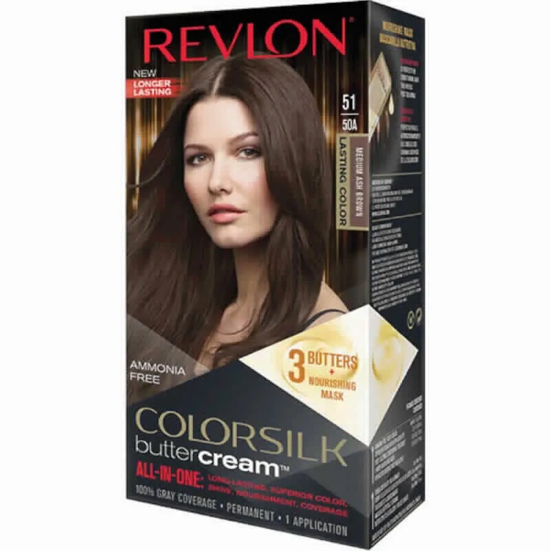 HAIR COLORSILK LIGHT BROWN