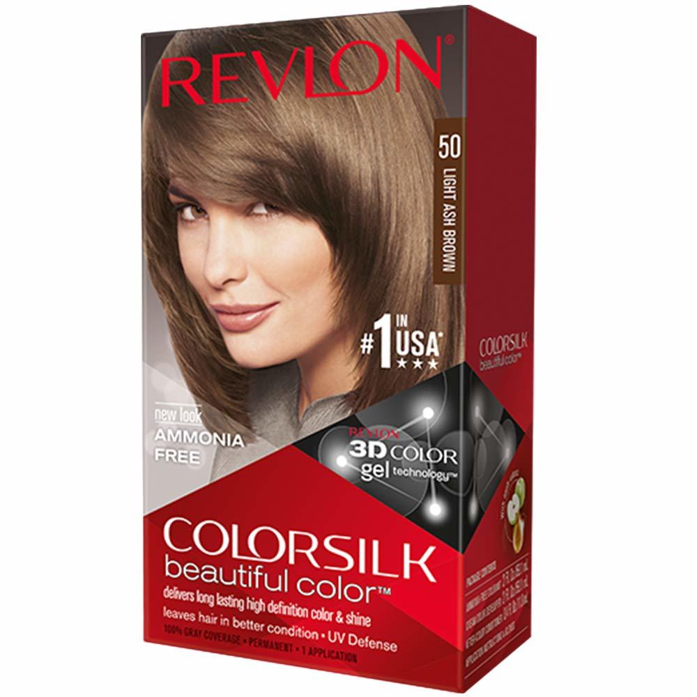 HAIR COLORSILK LIGHT ASH BROWN 5 A - (7798-50)