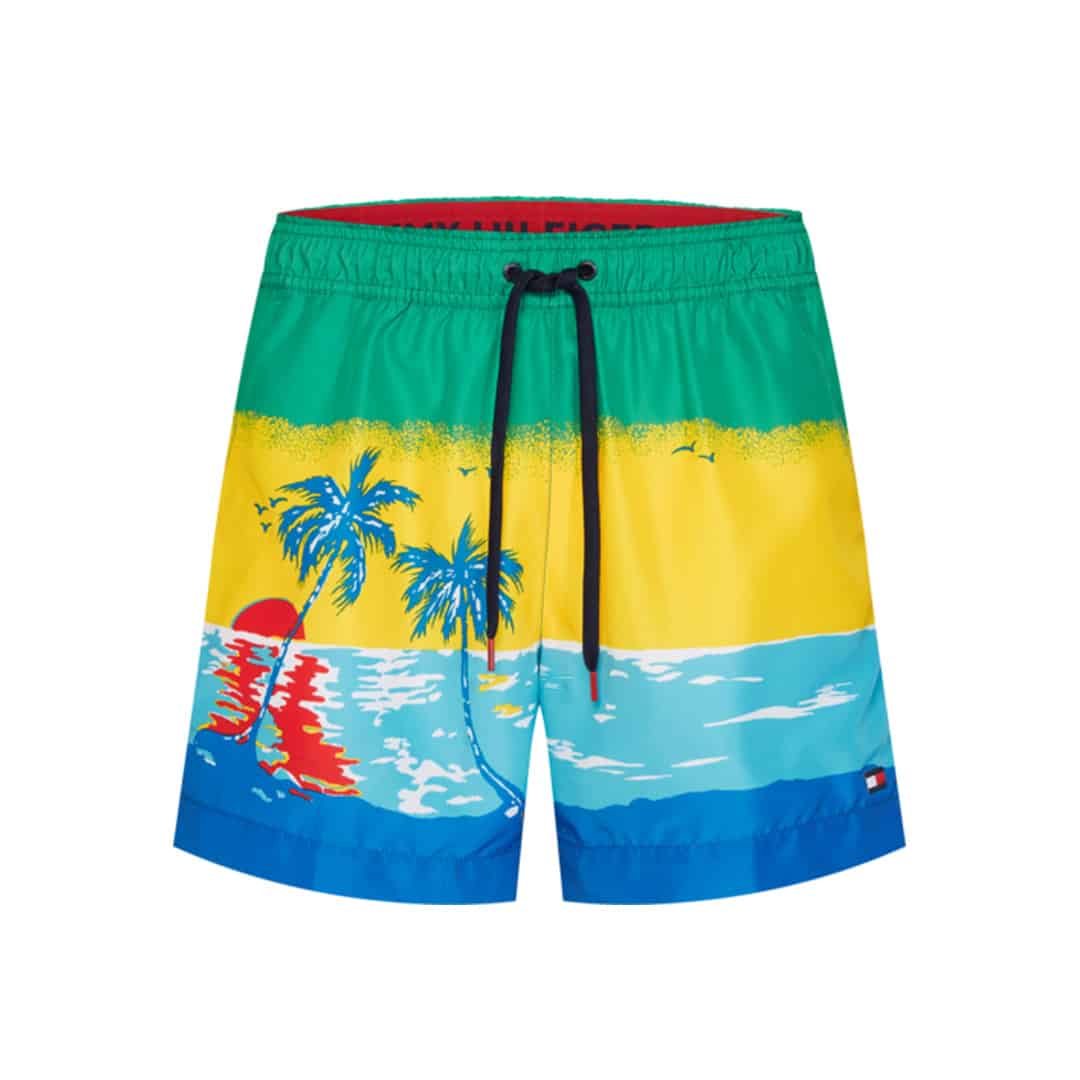 SHORT DE BAÑO BEACH ENGINEERED PRT GOLF GREEN