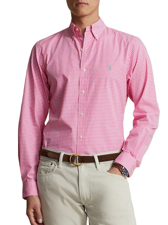 CAMISA CAB. M/L-CUBDPPCS- RESORT ROSE/WHITE