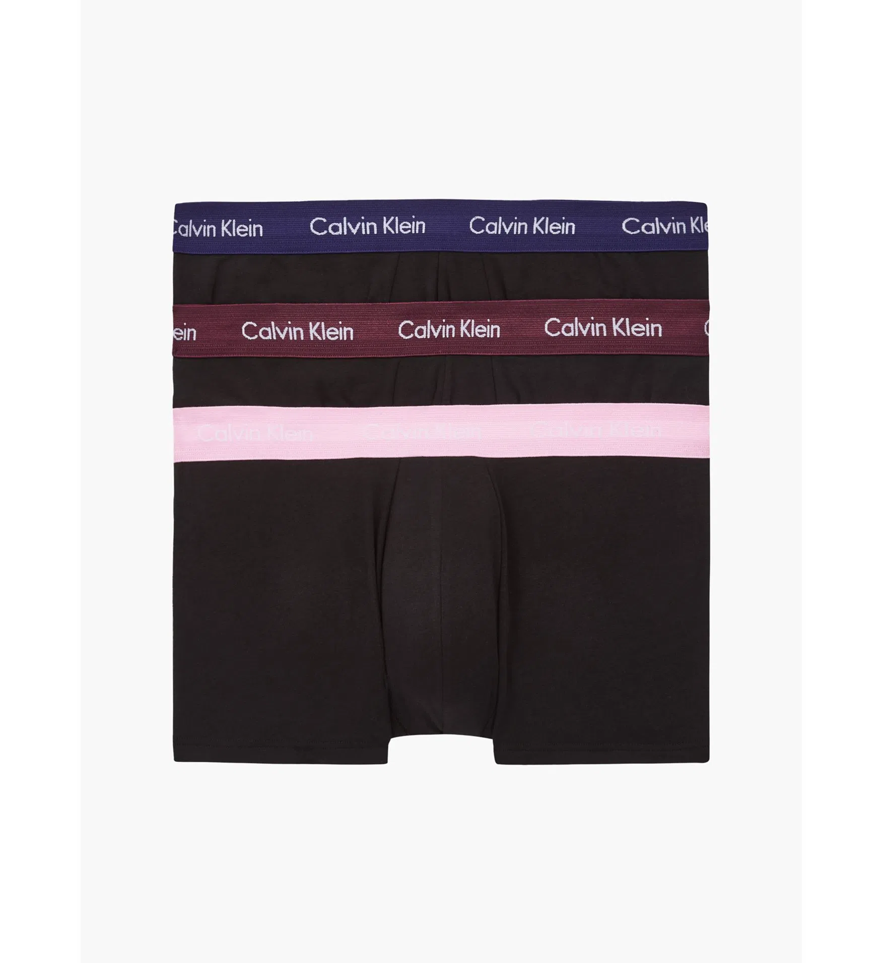 BOXER TRUNK 3PK-BLACK BODIES W/ GRAPE GLIMMER