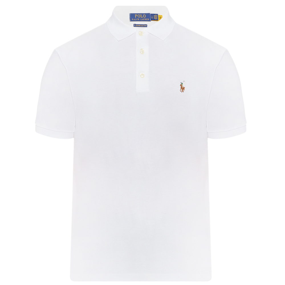 REMERA C/POLO INTERLOCK CAB. -WHITE
