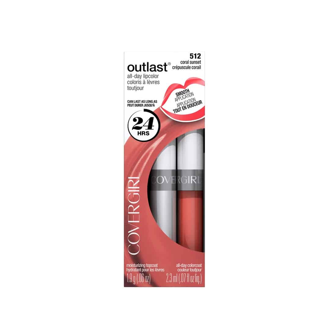 OUTLAST LIP WAND COLOR, CORAL SUNSET