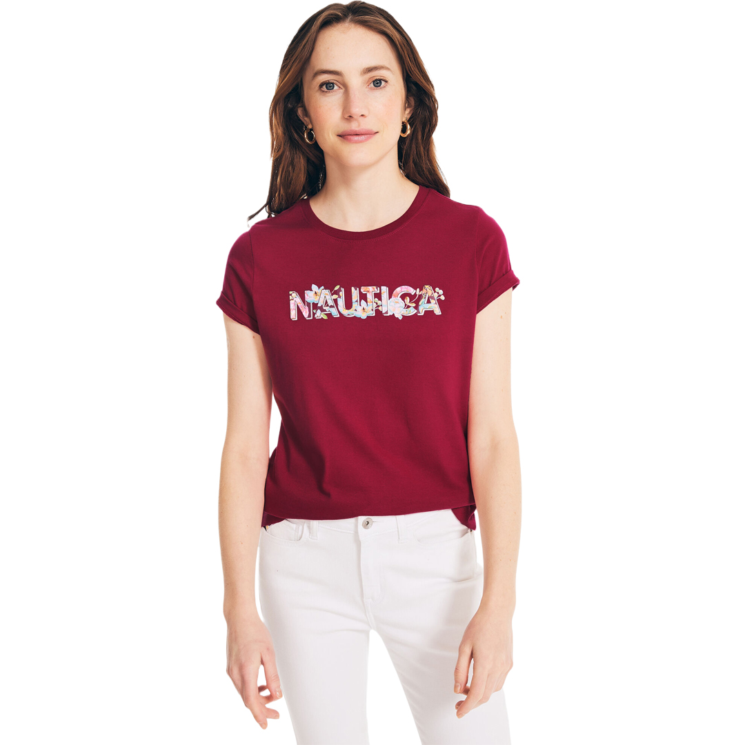 T-SHIRT FASHION DAMA CERISE