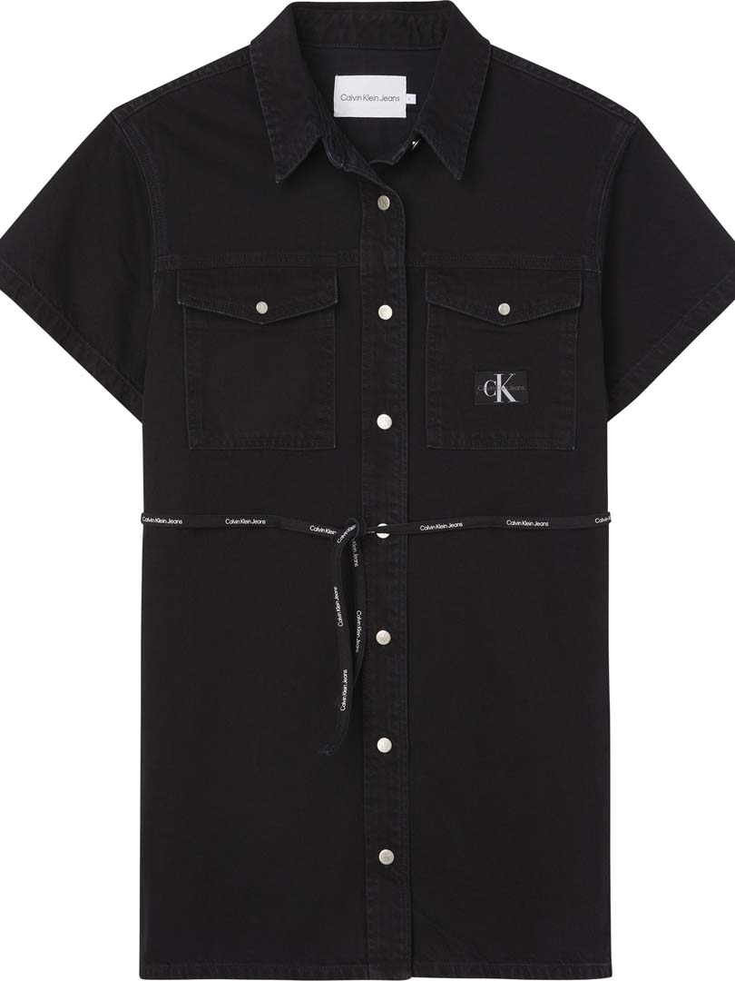 VESTIDO DAMA-PS23J 038 WASHED BLACK SF