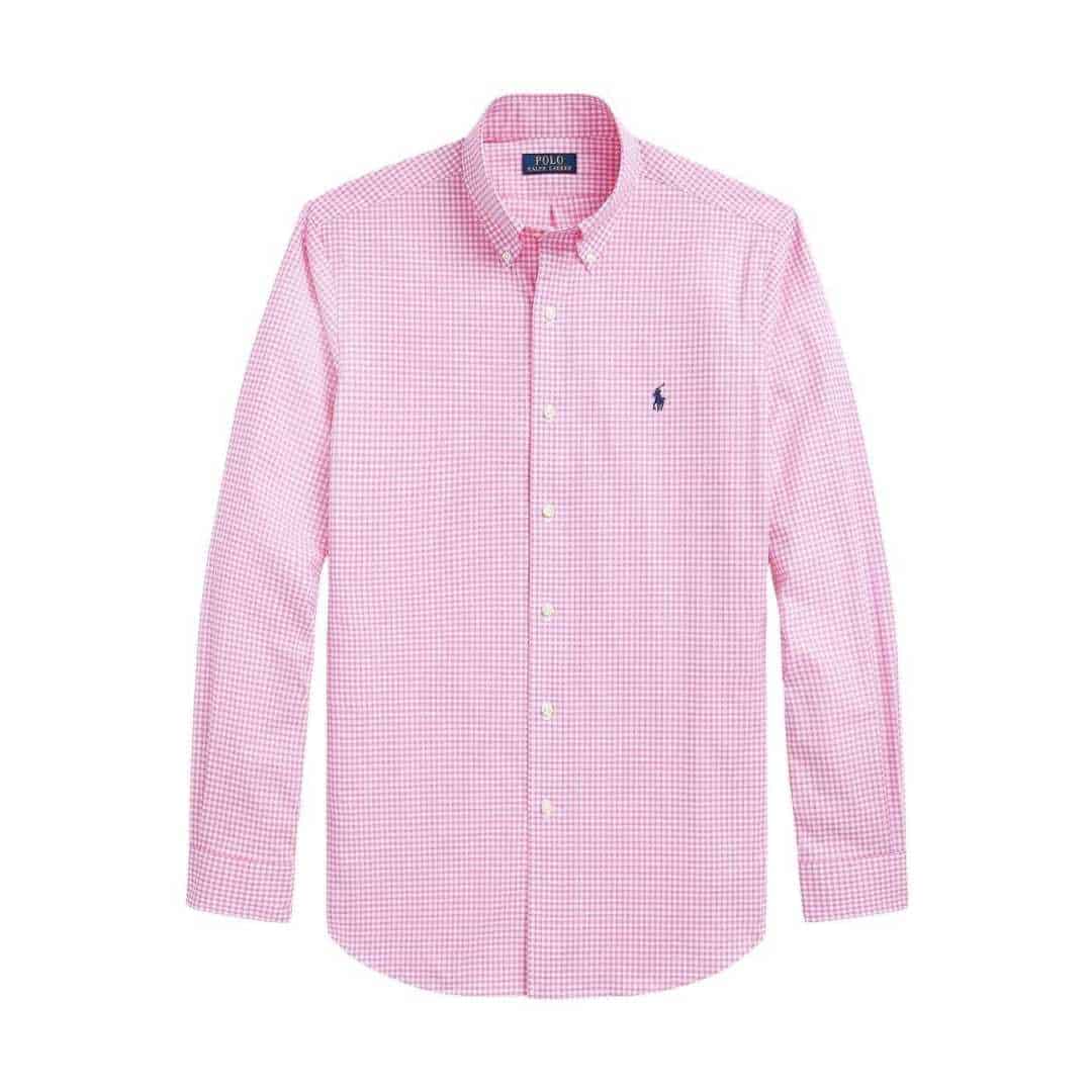 Camisa Caballero -4656L RESORT ROSE/WHITE
