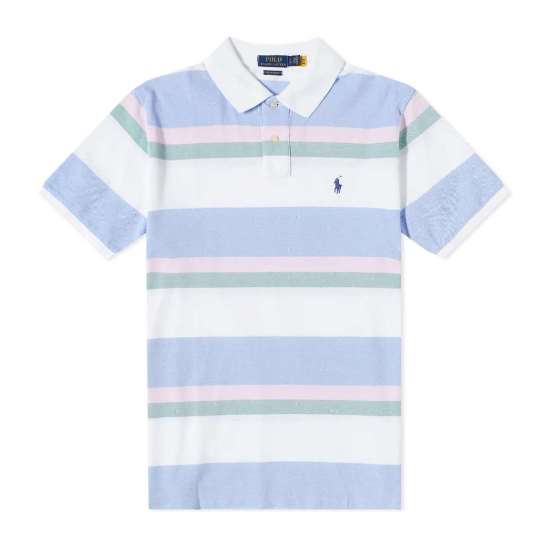Remera c/Polo-HARBOR ISLAND BLUE MULTI