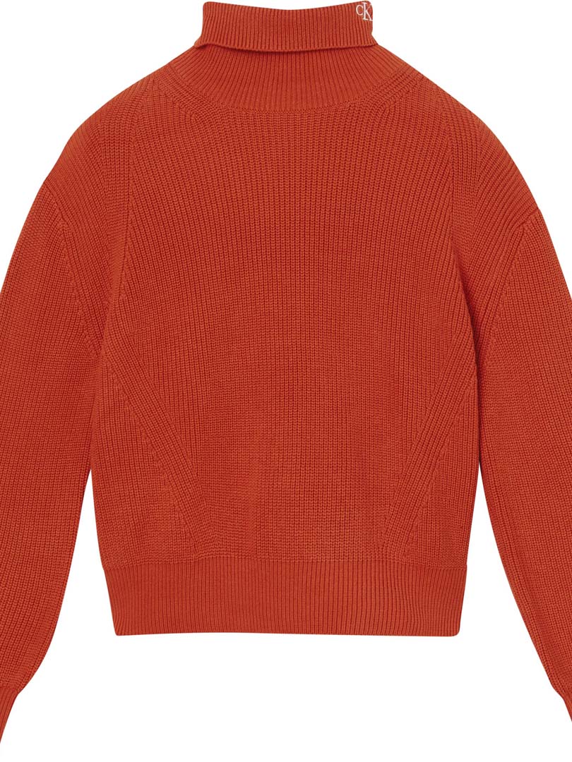 SWEATER DAMA -CORAL ORANGE