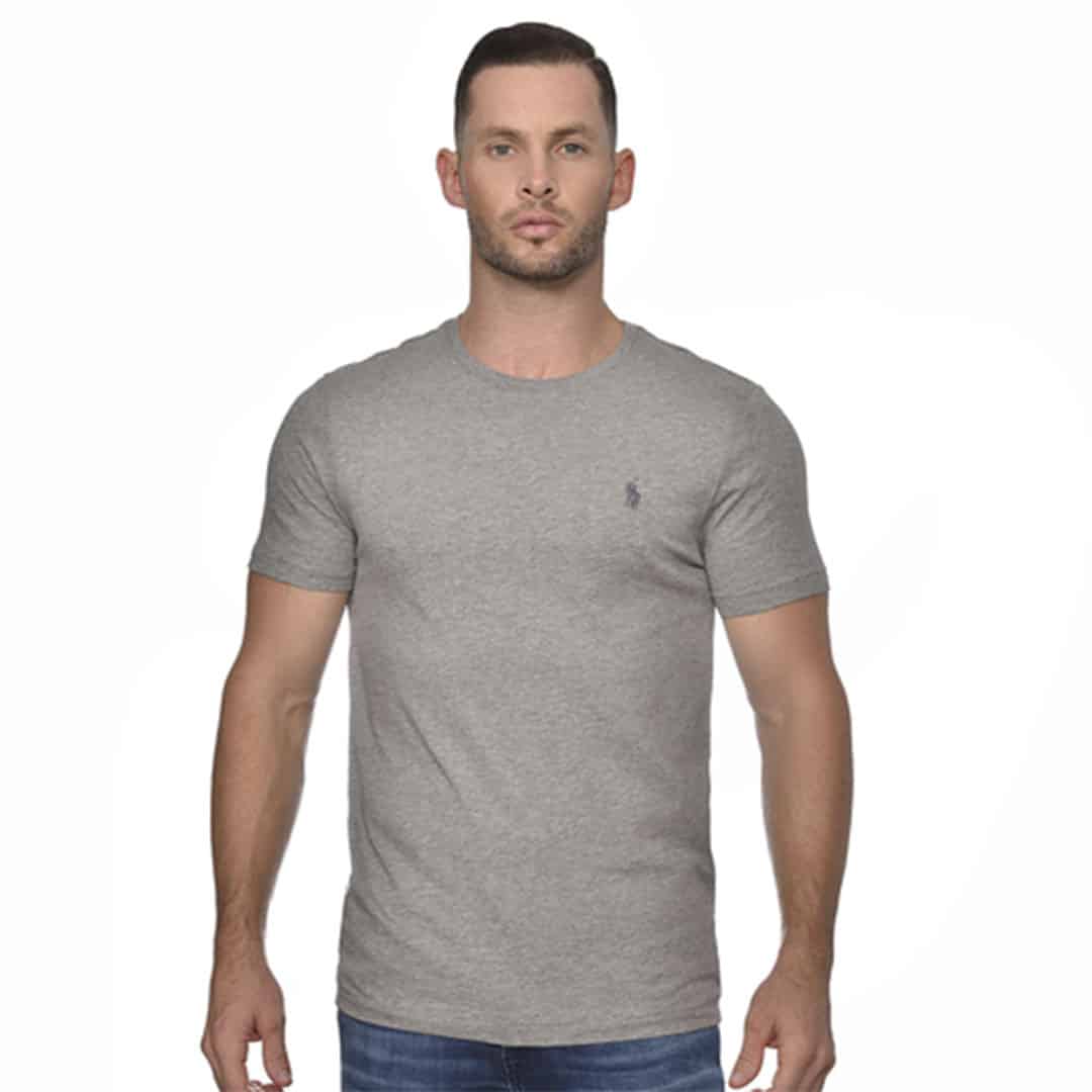 Tshirt C/Slim-METALLIC GREY HEATHER/C9911