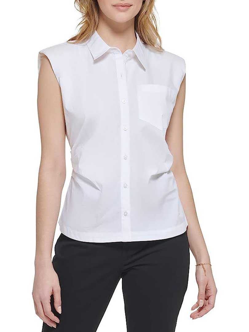 BLUSA DAMA M/C-SOFT WHITE