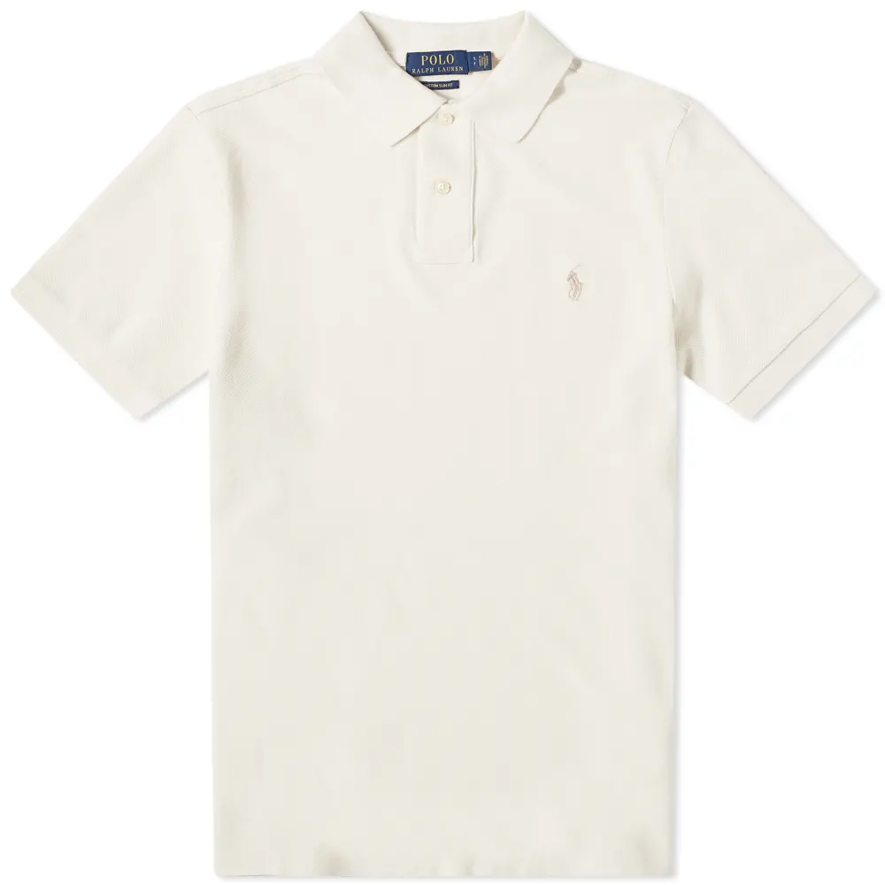 Remera c/Polo Lisa-ANTIQUE CREAM