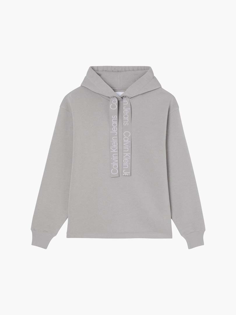 SUDADERA DAMA-MERCURY GREY / BRIGHT WHITE